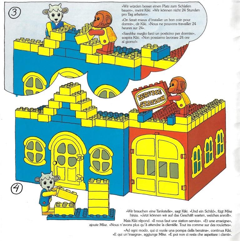 LEGO Fabuland 344 - Olli Zieges und Mike Affes Grossgarage
